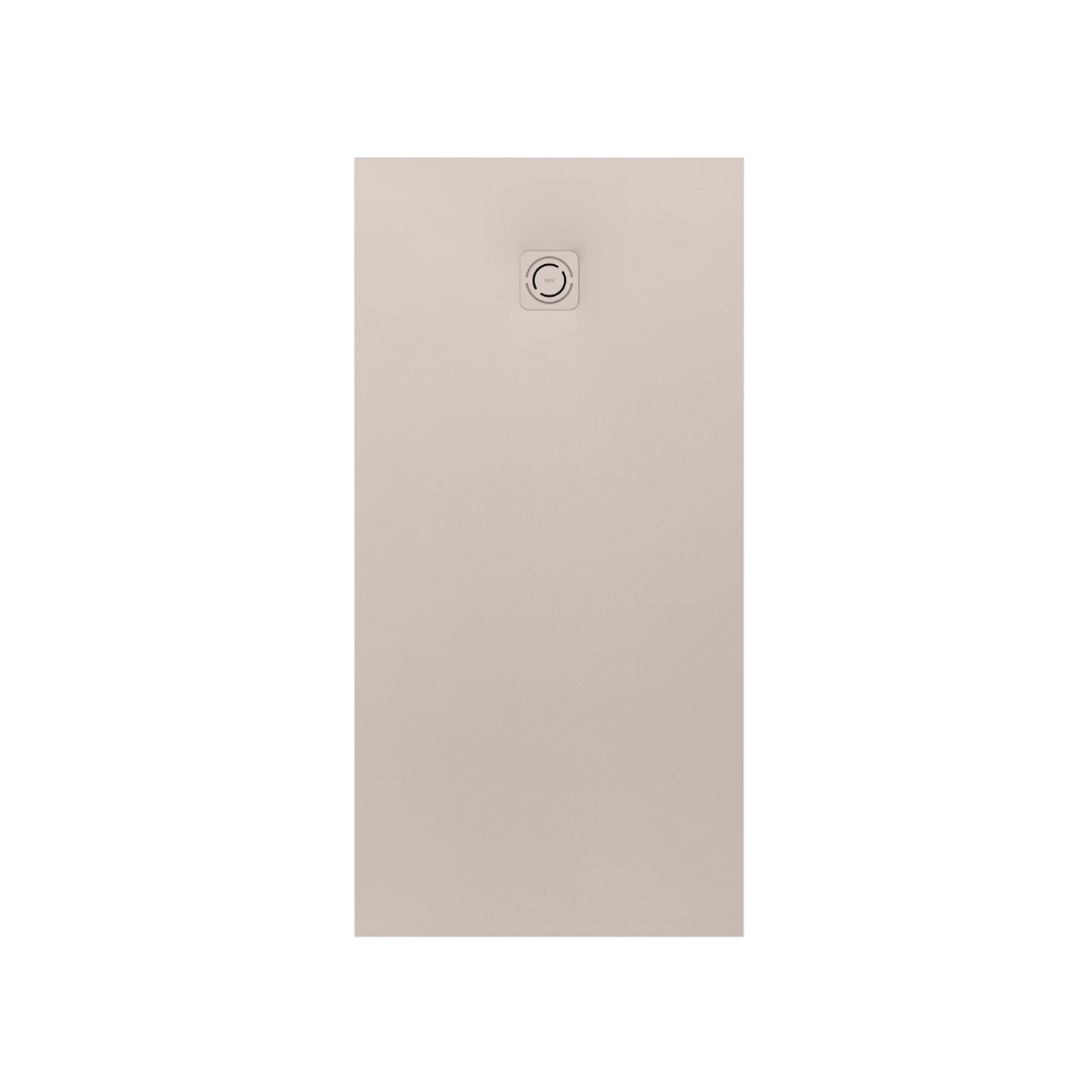 Cut out image of the Roca Terran-N Stonex 1000mm x 800mm Beige Shower Tray with Waste